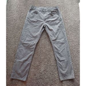 Faherty Pants Men's 32x28 Chino Flat Front Straight Khaki Casual Tan Preppy